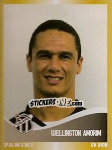 Cromo Wellington Amorim - Campeonato Brasileiro 2010 n. 100 - Panini