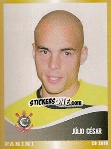 Sticker Julio Cesar - Campeonato Brasileiro 2010 n. 110 - Panini