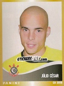 Sticker Julio Cesar - Campeonato Brasileiro 2010 - Panini