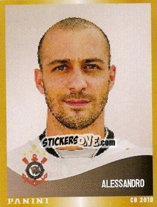 Sticker Alessandro - Campeonato Brasileiro 2010 - Panini
