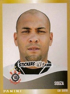 Sticker Souza - Campeonato Brasileiro 2010 - Panini