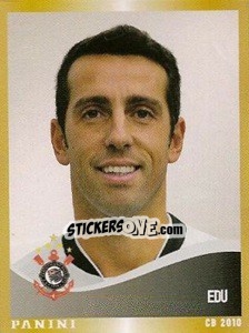 Figurina Edu - Campeonato Brasileiro 2010 - Panini