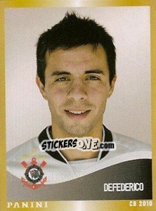 Sticker Defederico - Campeonato Brasileiro 2010 n. 124 - Panini