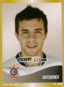 Sticker Defederico - Campeonato Brasileiro 2010 - Panini