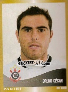 Sticker Bruno Cesar - Campeonato Brasileiro 2010 - Panini