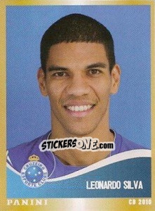 Figurina Leonardo Silva - Campeonato Brasileiro 2010 - Panini