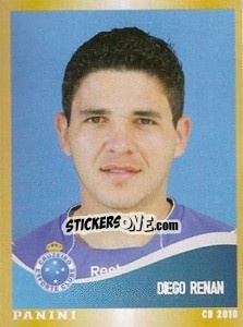 Cromo Diego Renan - Campeonato Brasileiro 2010 - Panini