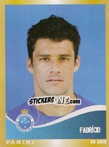 Sticker Fabricio - Campeonato Brasileiro 2010 n. 133 - Panini