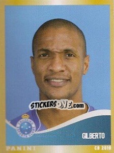 Sticker Gilberto - Campeonato Brasileiro 2010 n. 136 - Panini