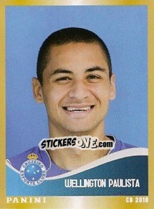 Sticker Wellington Paulista - Campeonato Brasileiro 2010 - Panini