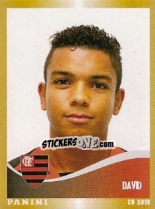 Sticker David - Campeonato Brasileiro 2010 n. 148 - Panini