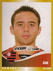 Cromo Juan - Campeonato Brasileiro 2010 n. 150 - Panini