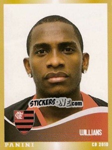 Cromo Willians - Campeonato Brasileiro 2010 n. 152 - Panini
