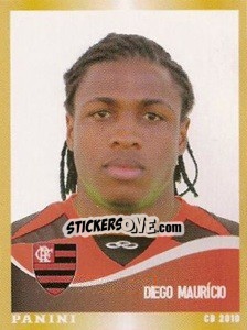 Sticker Diego Mauricio - Campeonato Brasileiro 2010 - Panini