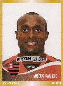 Sticker Vinicius Pacheco - Campeonato Brasileiro 2010 n. 156 - Panini