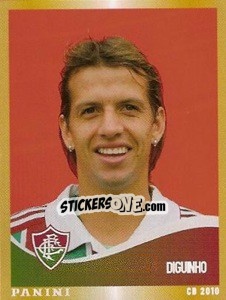 Sticker Diguinho - Campeonato Brasileiro 2010 n. 169 - Panini