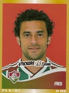 Sticker Fred - Campeonato Brasileiro 2010 - Panini