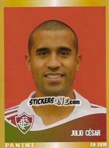 Sticker Julio Cesar - Campeonato Brasileiro 2010 n. 178 - Panini