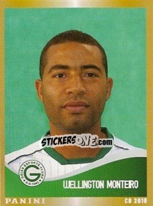 Cromo Wellington Montero - Campeonato Brasileiro 2010 n. 187 - Panini