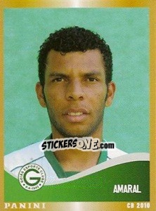 Sticker Amaral - Campeonato Brasileiro 2010 - Panini