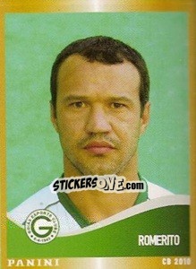 Cromo Romerito - Campeonato Brasileiro 2010 n. 189 - Panini