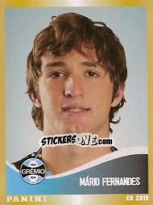 Sticker Mario Fernandes - Campeonato Brasileiro 2010 n. 202 - Panini
