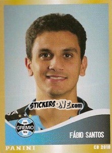 Sticker Fabio Santos - Campeonato Brasileiro 2010 - Panini