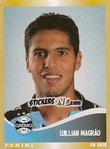 Cromo Willian Magrao - Campeonato Brasileiro 2010 - Panini