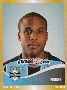 Sticker Borges - Campeonato Brasileiro 2010 - Panini