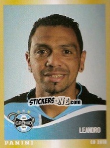 Sticker Leandro - Campeonato Brasileiro 2010 n. 215 - Panini