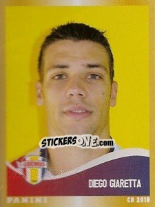 Sticker Diego Giaretta - Campeonato Brasileiro 2010 - Panini