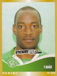 Cromo Fabão - Campeonato Brasileiro 2010 - Panini