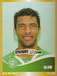 Figurina Ailson - Campeonato Brasileiro 2010 - Panini