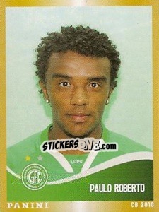 Sticker Paulo Roberto - Campeonato Brasileiro 2010 - Panini