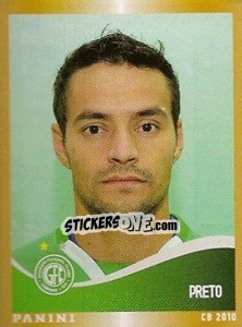 Figurina Preto - Campeonato Brasileiro 2010 - Panini