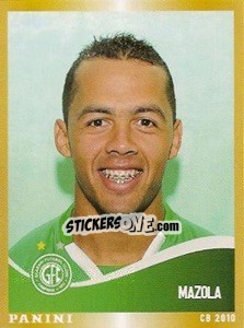 Sticker Mazola - Campeonato Brasileiro 2010 - Panini