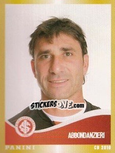 Sticker Abbondanzieri - Campeonato Brasileiro 2010 n. 254 - Panini