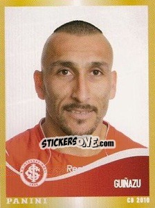 Sticker Guinazu - Campeonato Brasileiro 2010 n. 259 - Panini