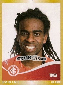Sticker Tinga - Campeonato Brasileiro 2010 n. 260 - Panini