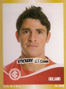 Sticker Giuliano - Campeonato Brasileiro 2010 n. 262 - Panini