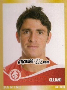 Sticker Giuliano - Campeonato Brasileiro 2010 - Panini