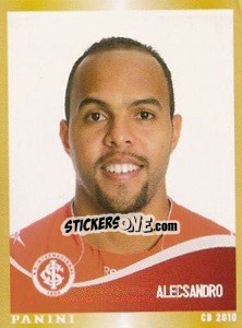 Sticker Alecsandro - Campeonato Brasileiro 2010 - Panini