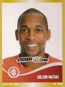 Sticker Wilson Matias - Campeonato Brasileiro 2010 - Panini