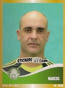 Sticker Marcos - Campeonato Brasileiro 2010 - Panini