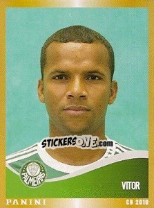 Cromo Vitor - Campeonato Brasileiro 2010 - Panini