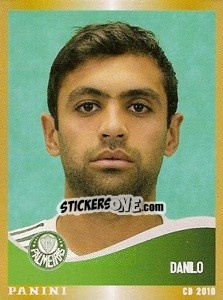 Sticker Danilo - Campeonato Brasileiro 2010 n. 274 - Panini