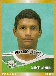 Cromo Marcio Araujo - Campeonato Brasileiro 2010 - Panini