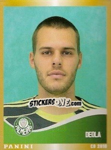 Sticker Deola - Campeonato Brasileiro 2010 n. 283 - Panini