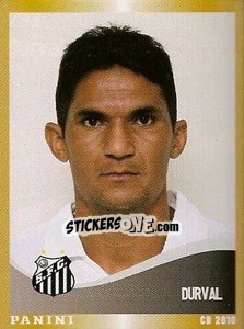 Figurina Durval - Campeonato Brasileiro 2010 - Panini