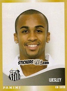 Cromo Wesley - Campeonato Brasileiro 2010 - Panini